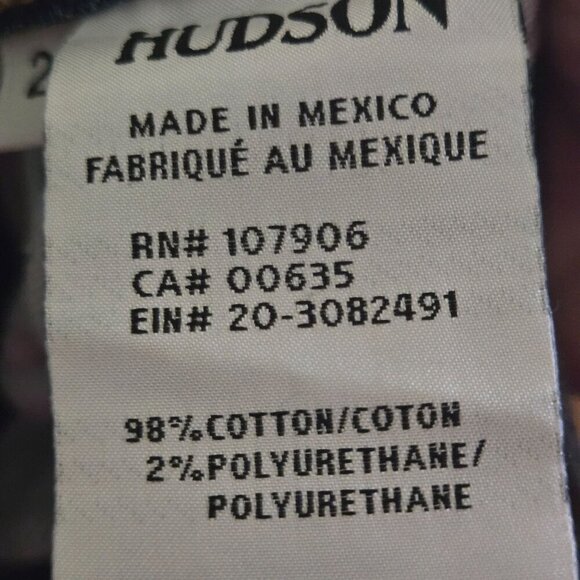 Hudson Tally Crop Skinny Jeans In Encounter Size 28 - Picture 9 of 11